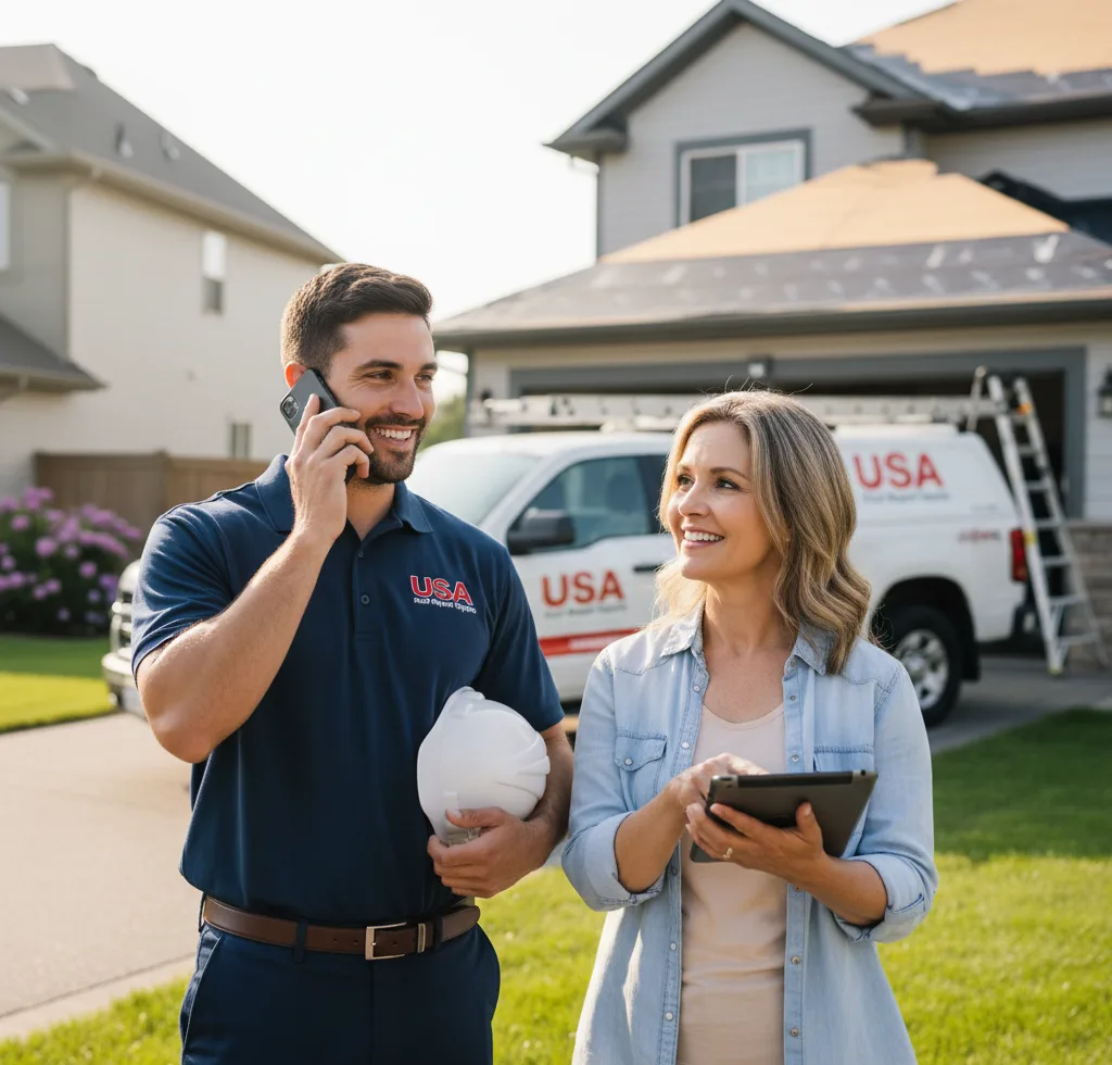 USA Roof Repair Experts customer support in Pigeon Forge